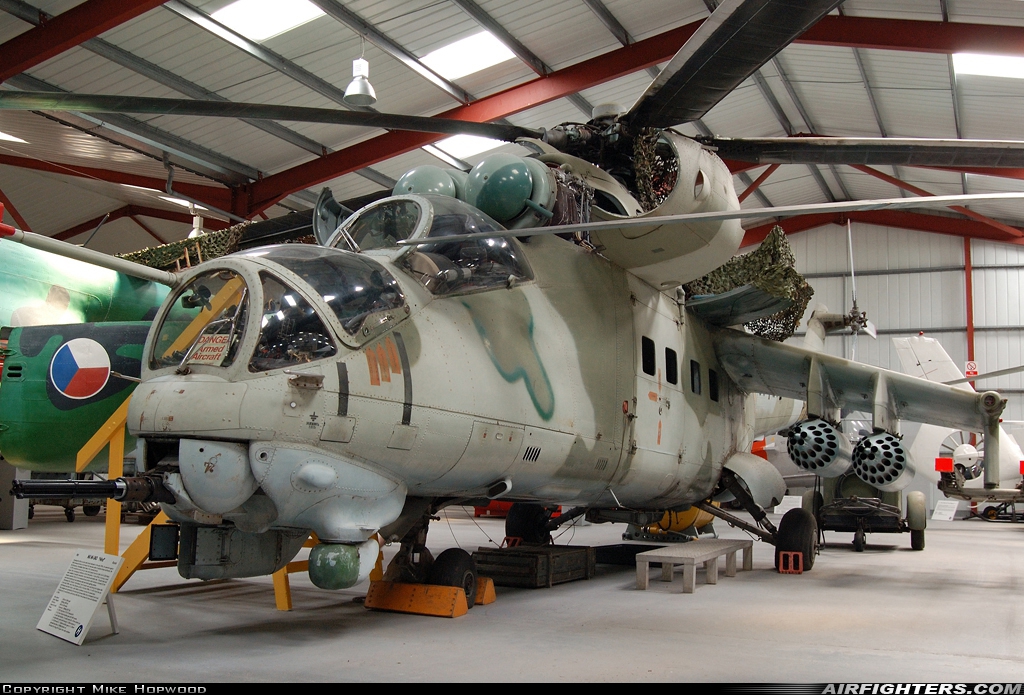 Private Mil Mi-24D 96+26 at Weston-super-Mare, UK