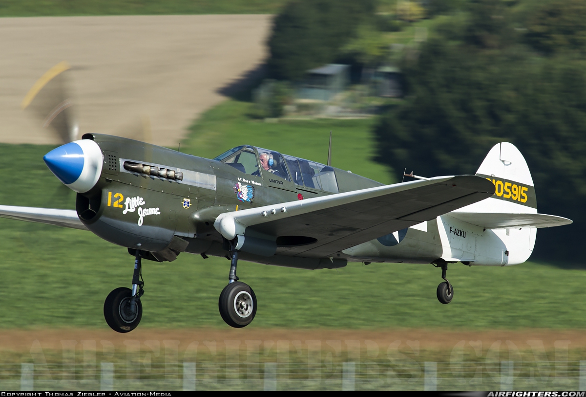 Private - Amicale Jean-Baptiste Salis Curtiss P-40N Warhawk F-AZKU at Payerne (LSMP), Switzerland