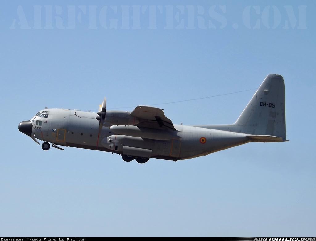 Belgium - Air Force Lockheed C-130H Hercules (L-382) CH-05 at Tancos (BA 3) (LPTN), Portugal