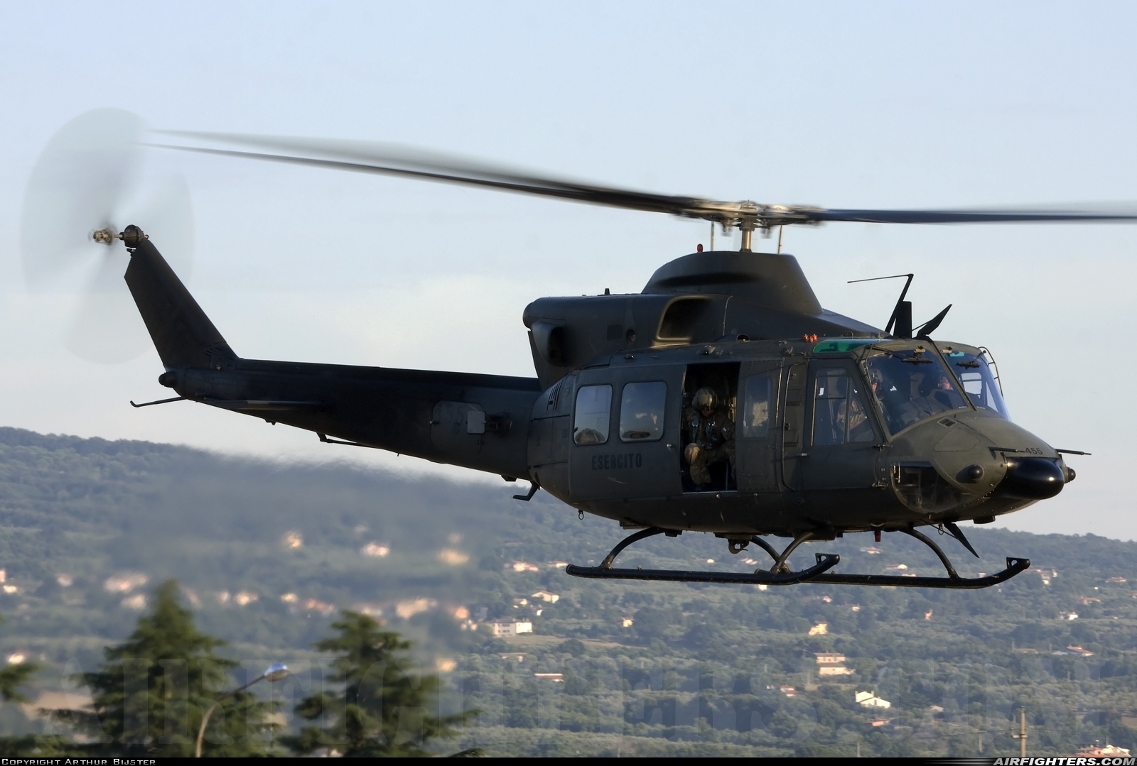 Italy - Army Agusta-Bell AB-412 Grifone MM81198 at Viterbo (LIRV), Italy