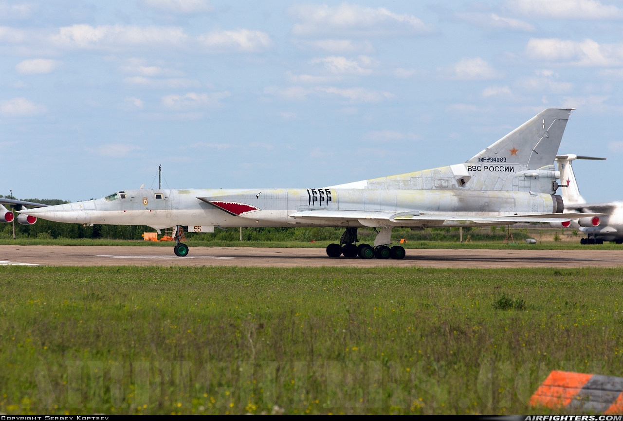 Russia - Air Force Tupolev Tu-22M-3 Backfire-C RF-34083 at Ryazan - Dyagilevo (UUBD), Russia