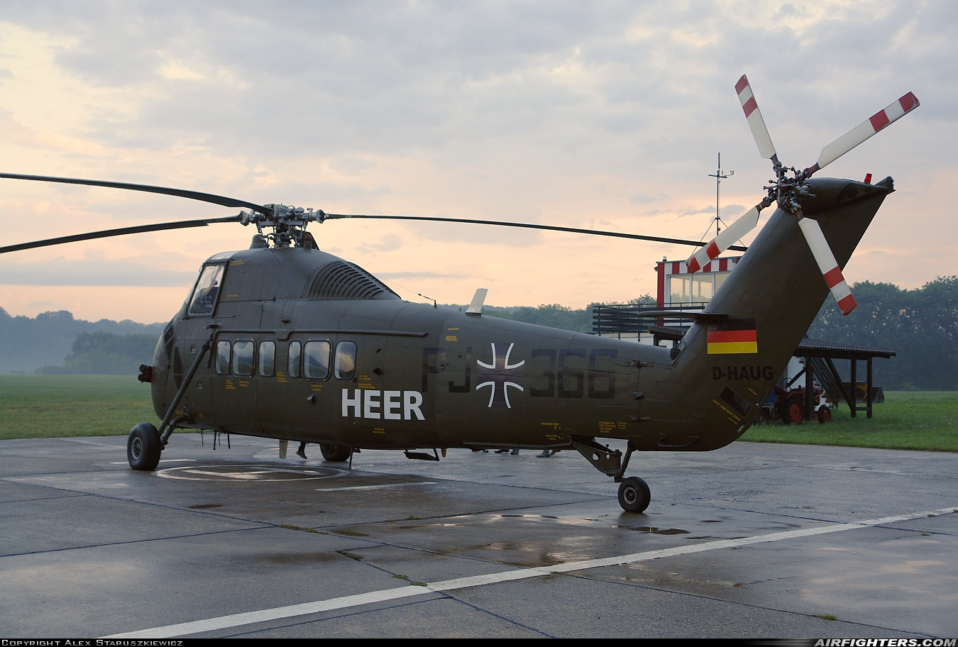 Private - Luftreederei Meravo Sikorsky CH-34A Choctaw (S-58) D-HAUG at Oedheim-Heliport (EDGO), Germany
