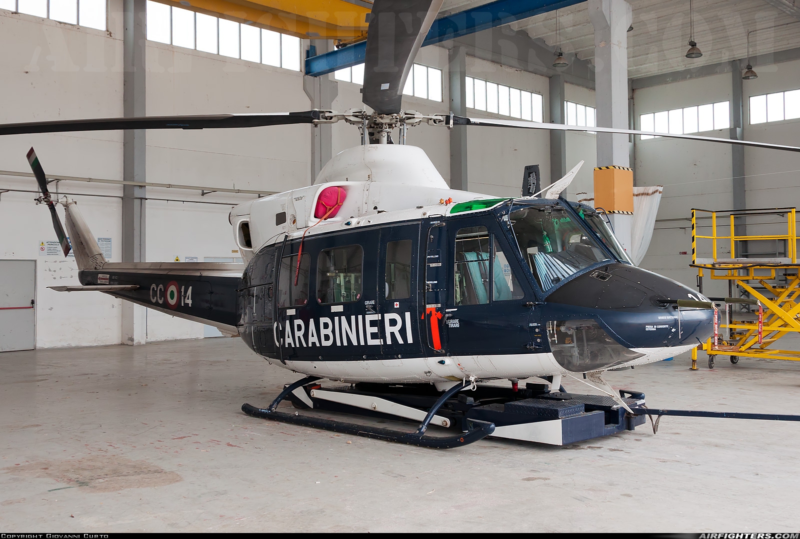 Italy - Carabinieri Agusta-Bell AB-412SP Grifone MM81367 at Olbia - Venafiorita (LIEV), Italy