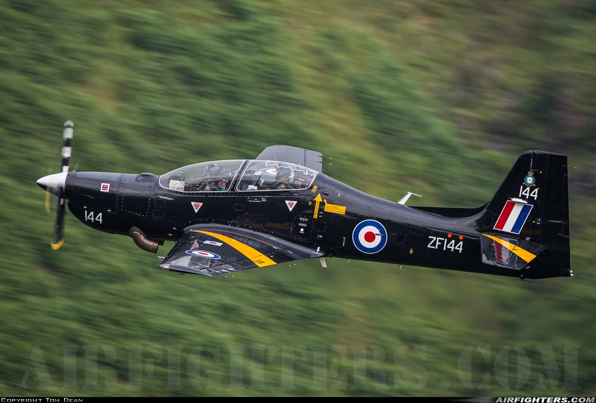 UK - Air Force Short Tucano T1 ZF144 at Off-Airport - Machynlleth Loop Area, UK