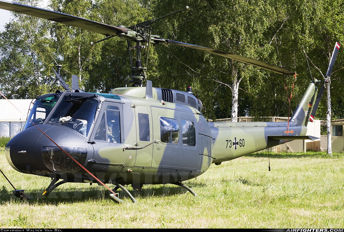 Germany - Army Bell UH-1D Iroquois (205) 73+60 at Beauvechain (EBBE), Belgium