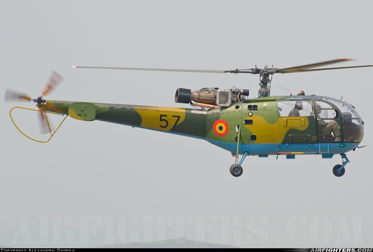 Romania - Air Force IAR-316B Alouette III 57 at Campia Turzii (LRCT), Romania