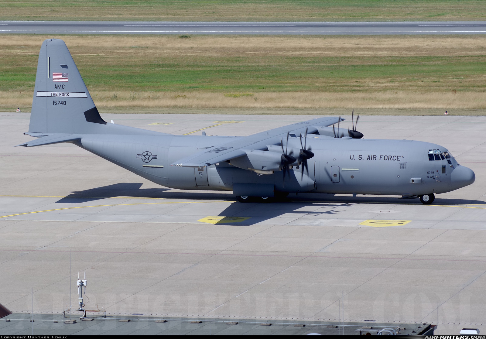 USA - Air Force Lockheed Martin C-130J-30 Hercules (L-382) 11-5748 at Nuremberg (NUE / EDDN), Germany
