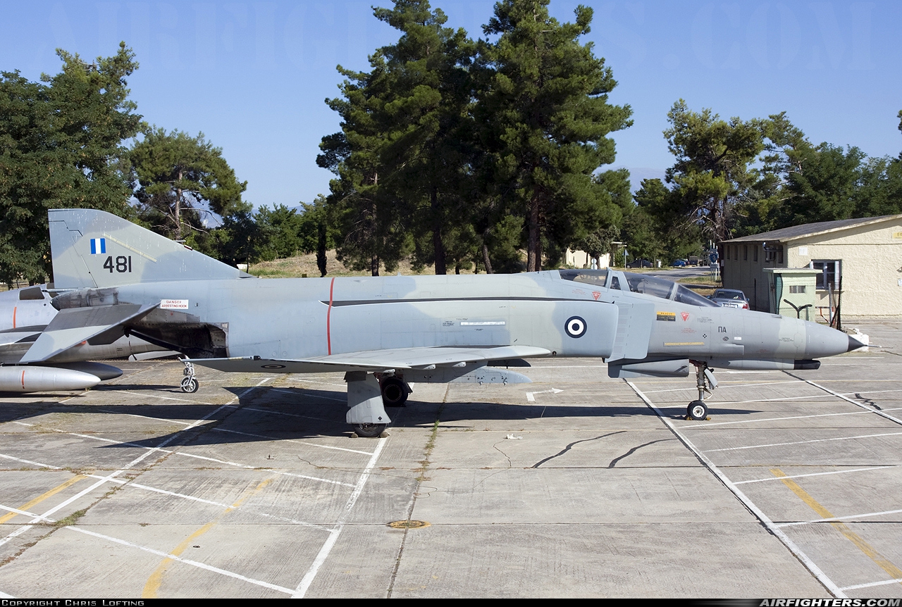 Greece - Air Force McDonnell Douglas F-4E Phantom II 68-0481 at Larissa (LRA / LGLR), Greece