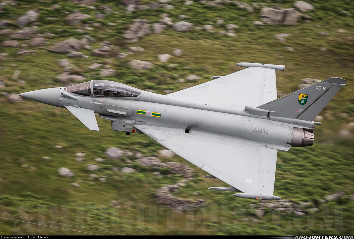 UK - Air Force Eurofighter Typhoon FGR4 ZJ939 at Off-Airport - North Wales, UK