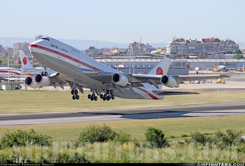 Japan - Air Force Boeing 747-47C 20-1101 at Lisbon (- Portela de Sacavem) (LIS / LPPT), Portugal