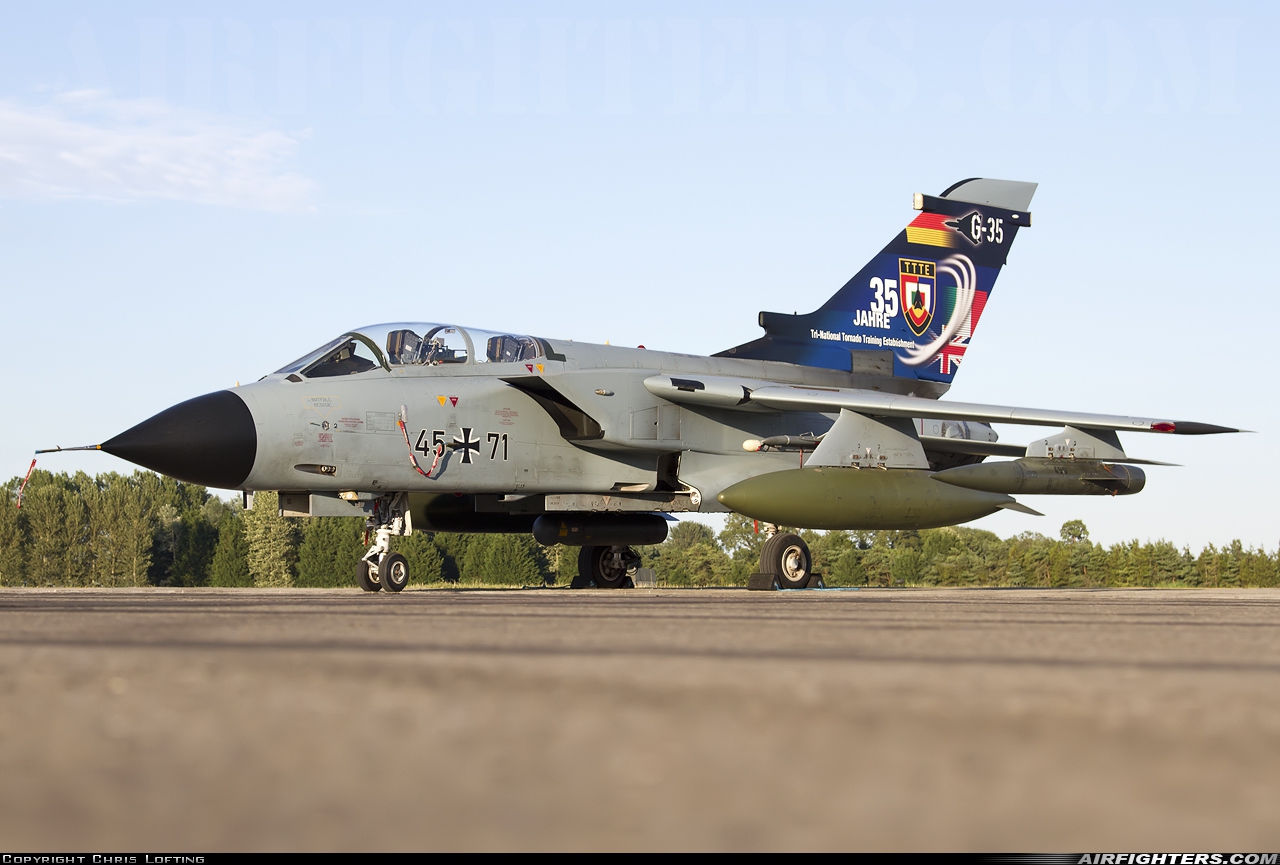 Germany - Air Force Panavia Tornado IDS 45+71 at Fairford (FFD / EGVA), UK