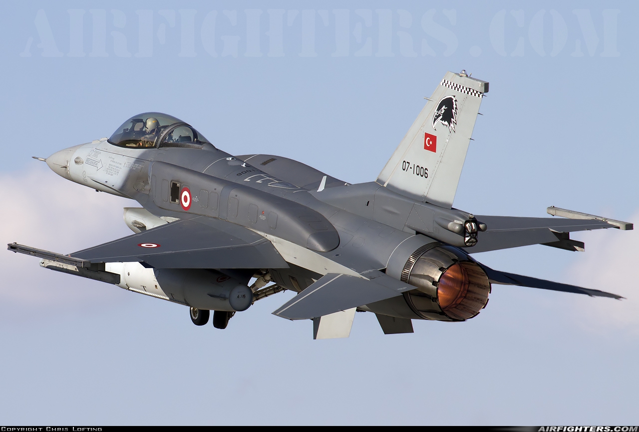 Türkiye - Air Force General Dynamics F-16C Fighting Falcon 07-1006 at Konya (KYA / LTAN), Türkiye