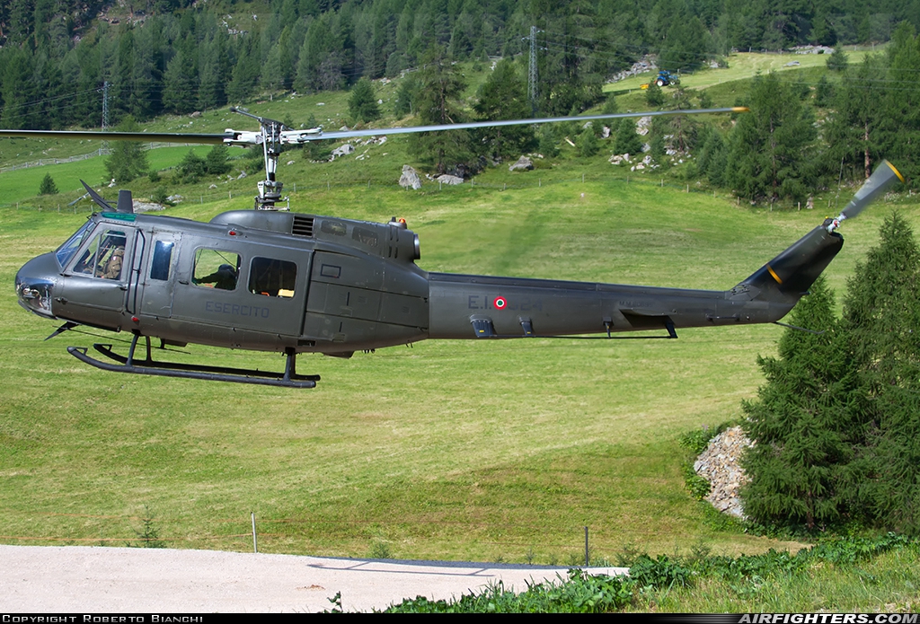Italy - Army Agusta-Bell AB-205A-1 MM80695 at Off-Airport - Val Senales, Italy