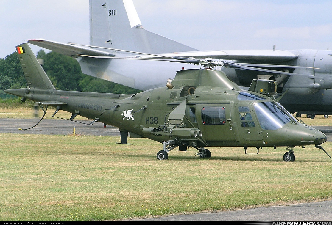 Belgium - Army Agusta A-109HA (A-109BA) H38 at Kleine Brogel (EBBL), Belgium