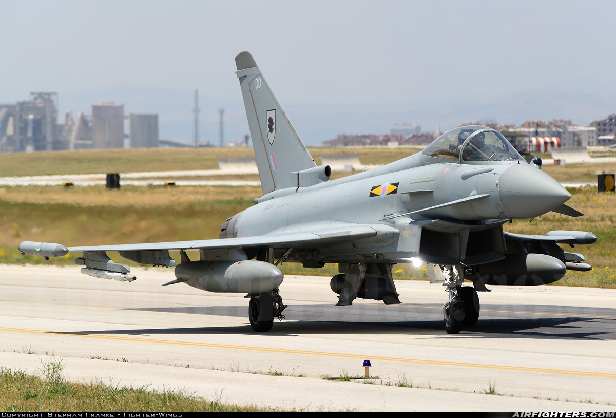 UK - Air Force Eurofighter Typhoon FGR4 ZJ924 at Konya (KYA / LTAN), Türkiye
