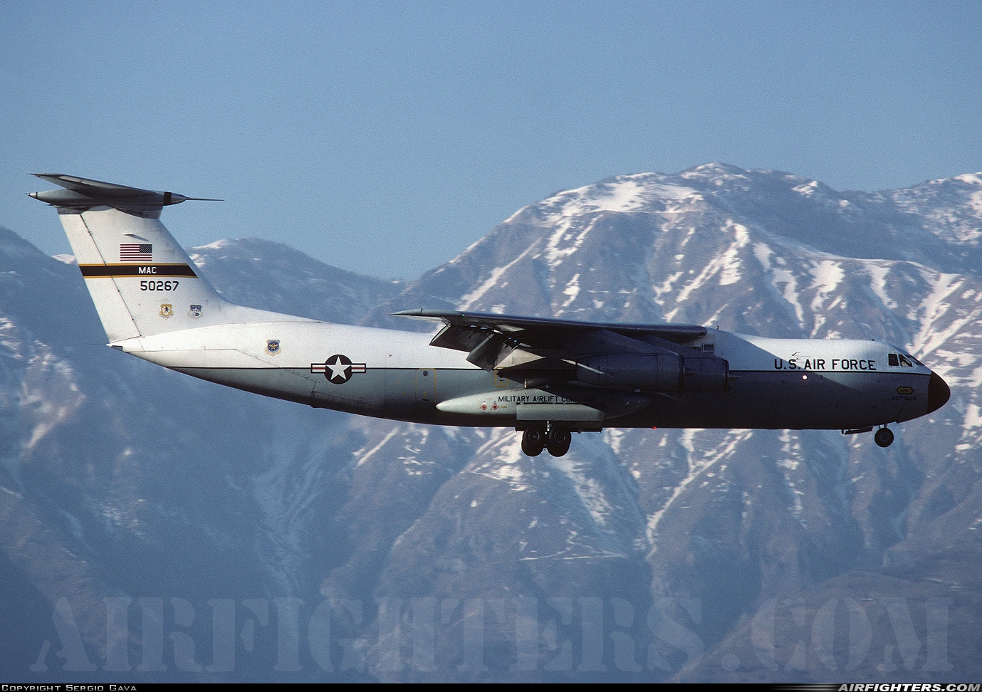 USA - Air Force Lockheed C-141A Starlifter 65-0267 at Aviano (- Pagliano e Gori) (AVB / LIPA), Italy