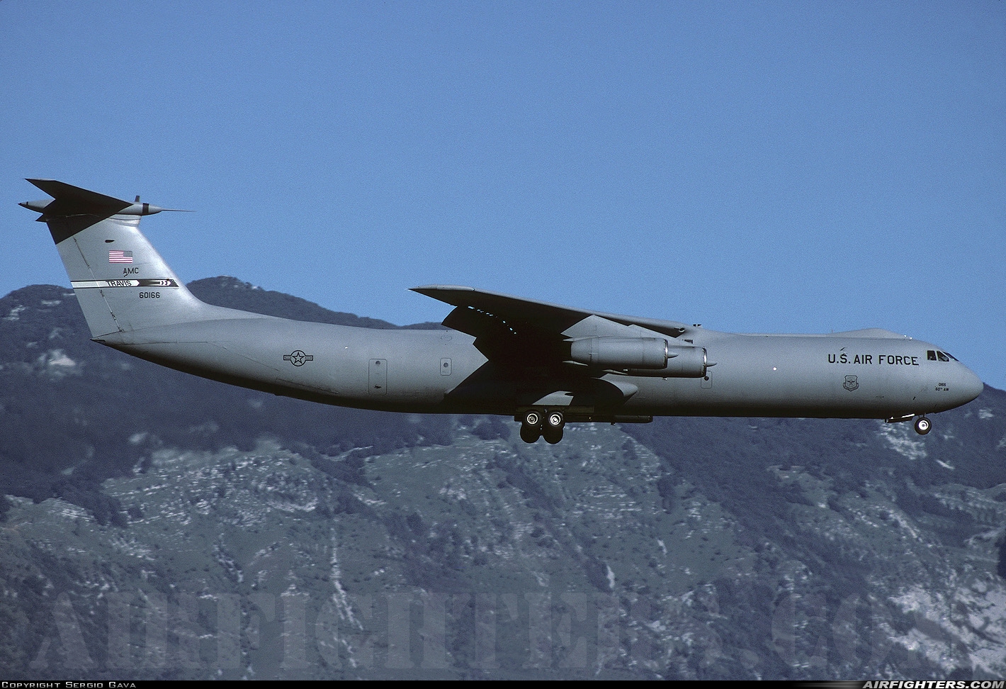 USA - Air Force Lockheed C-141B Starlifter (L-300) 66-0166 at Aviano (- Pagliano e Gori) (AVB / LIPA), Italy