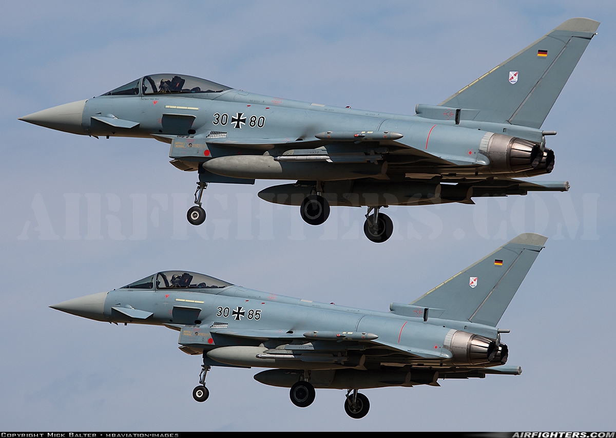 Germany - Air Force Eurofighter EF-2000 Typhoon S 30+80 at Norvenich (ETNN), Germany