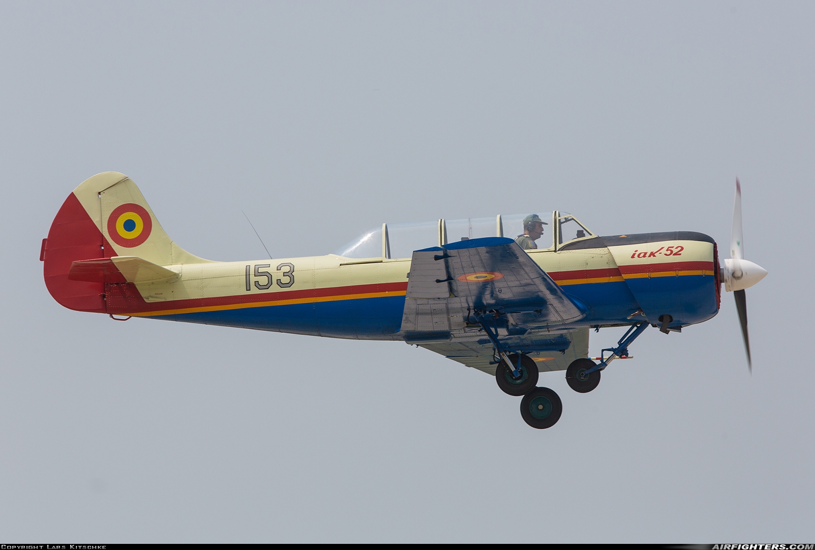 Romania - Air Force Yakovlev Aerostar Iak-52 (Yak-52) 153 at Campia Turzii (LRCT), Romania