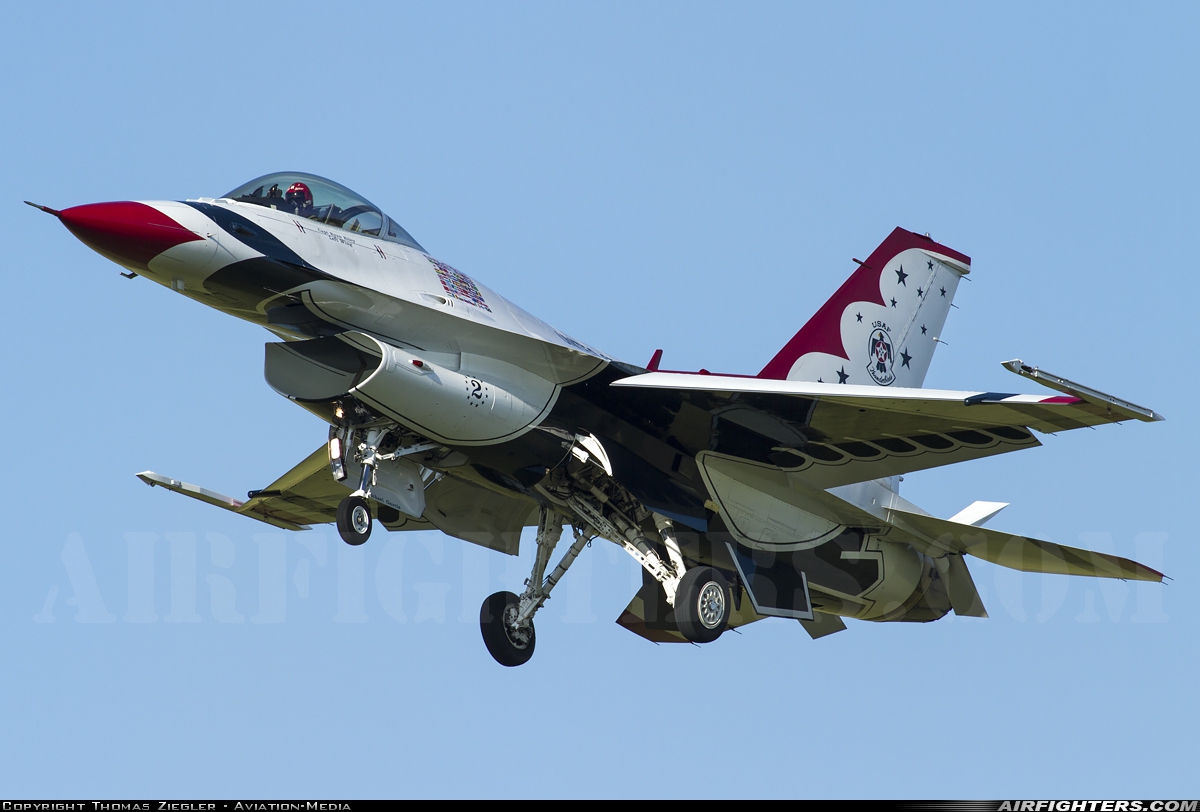 USA - Air Force General Dynamics F-16C Fighting Falcon 92-3896 at Koksijde (EBFN), Belgium
