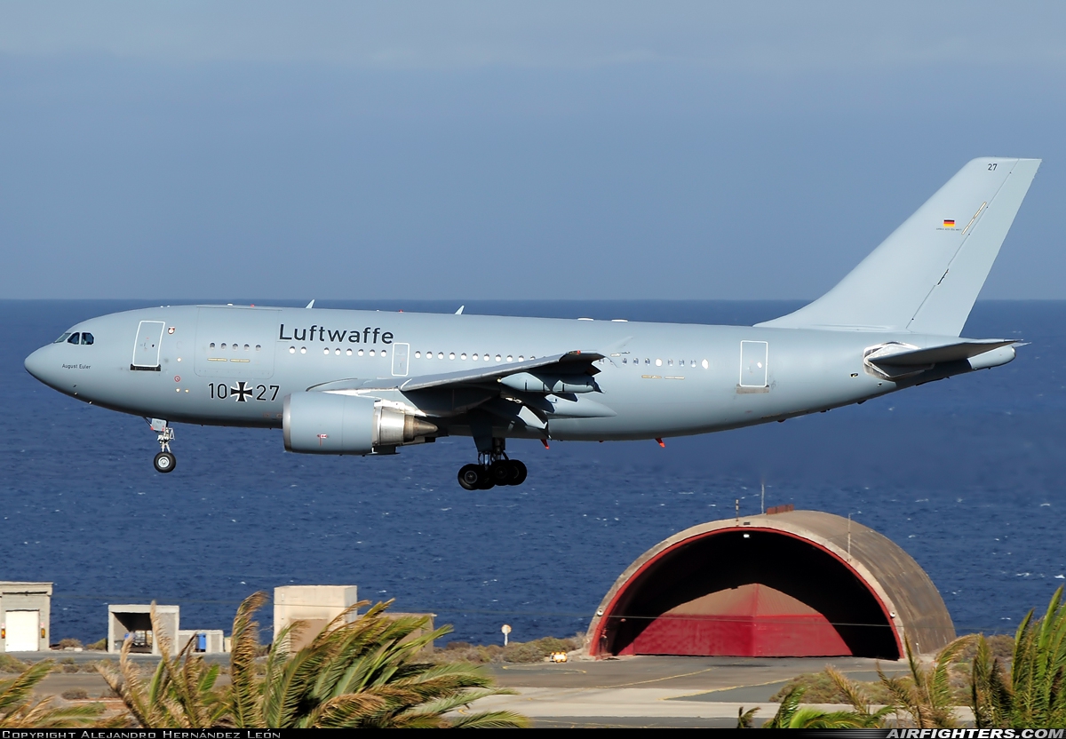 Germany - Air Force Airbus A310-304MRTT 10+27 at Gran Canaria (- Las Palmas / Gando) (LPA / GCLP), Spain