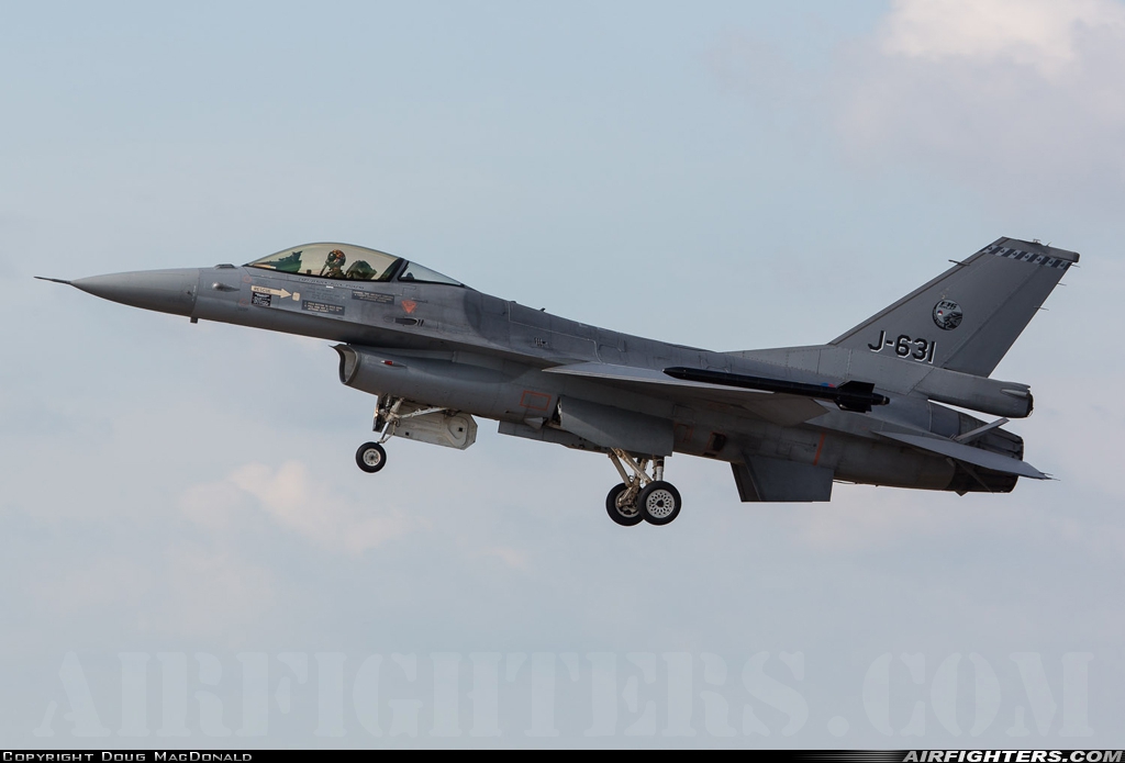 Netherlands - Air Force General Dynamics F-16AM Fighting Falcon J-631 at Fairford (FFD / EGVA), UK