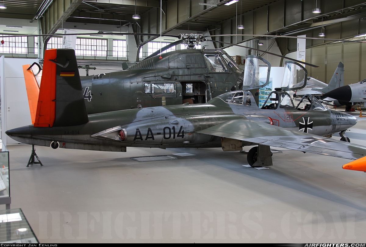 Germany - Air Force Fouga CM-170 Magister AA+014 at Berlin - Gatow (GWW / EDUG), Germany