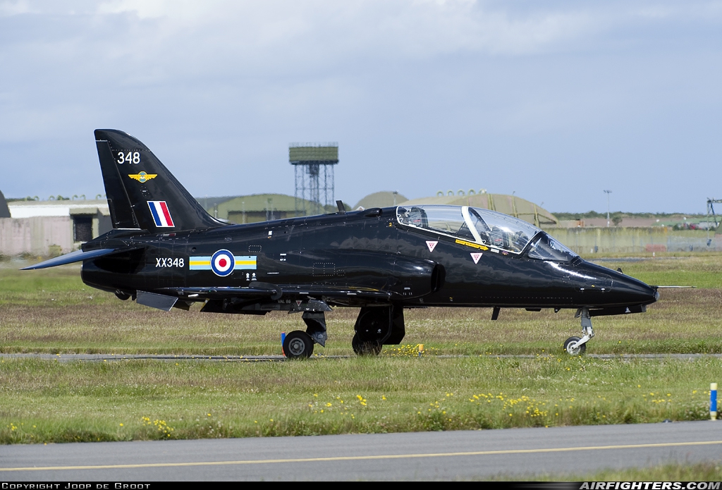 UK - Air Force British Aerospace Hawk T.1A XX348 at Lossiemouth (LMO / EGQS), UK