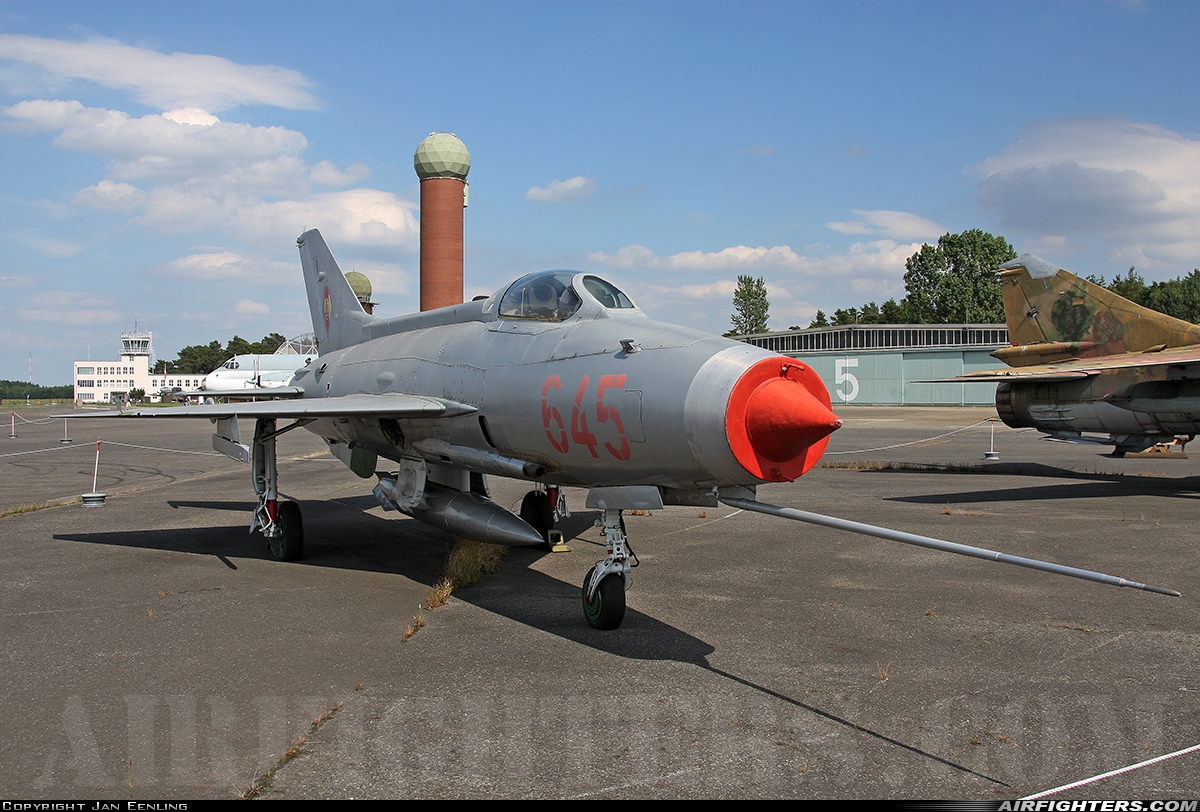 East Germany - Air Force Mikoyan-Gurevich MiG-21F-13 645 at Berlin - Gatow (GWW / EDUG), Germany