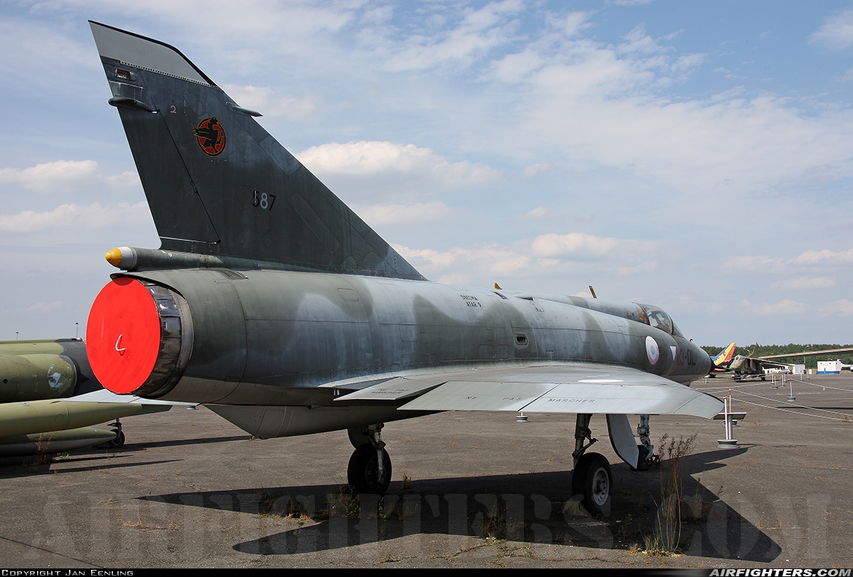 France - Air Force Dassault Mirage IIIE 587 at Berlin - Gatow (GWW / EDUG), Germany