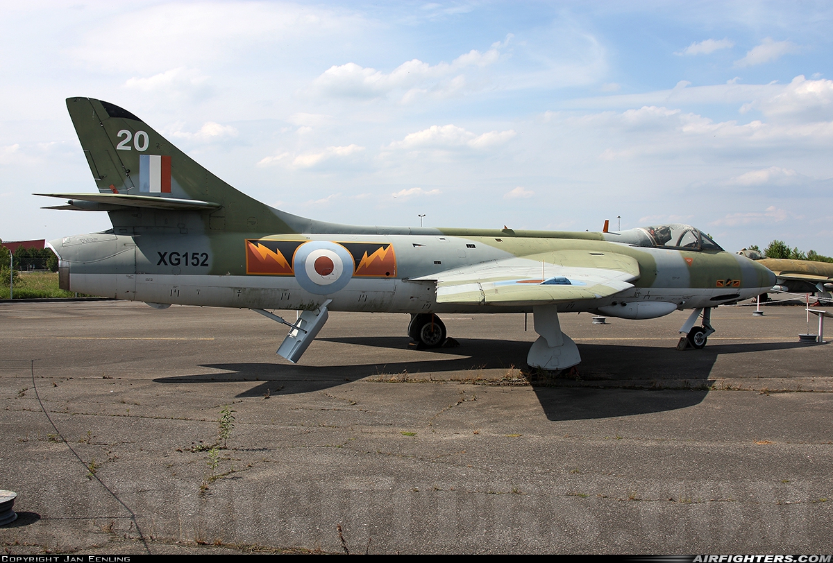 UK - Air Force Hawker Hunter F6A XG152 at Berlin - Gatow (GWW / EDUG), Germany