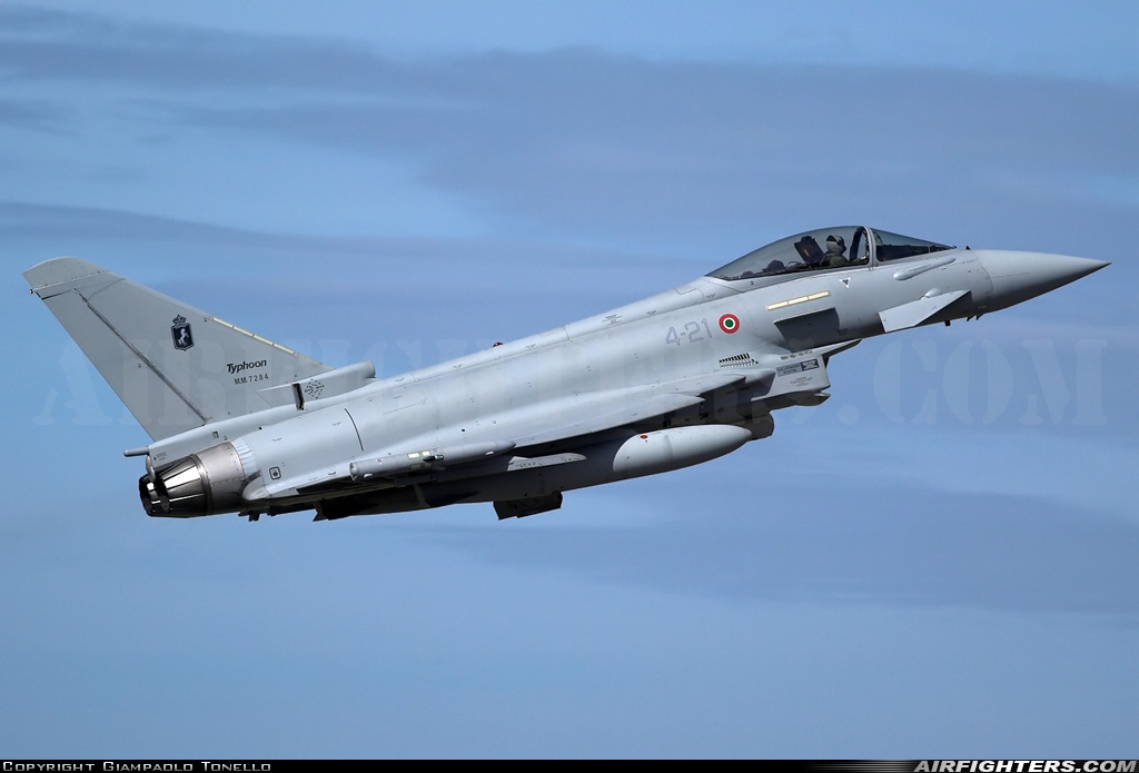 Italy - Air Force Eurofighter F-2000A Typhoon (EF-2000S) MM7284 at Decimomannu - (DCI / LIED), Italy