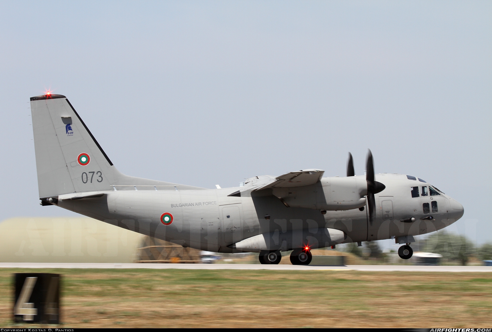 Bulgaria - Air Force Alenia Aermacchi C-27J Spartan 073 at Izmir - Cigli (IGL / LTBL), Türkiye