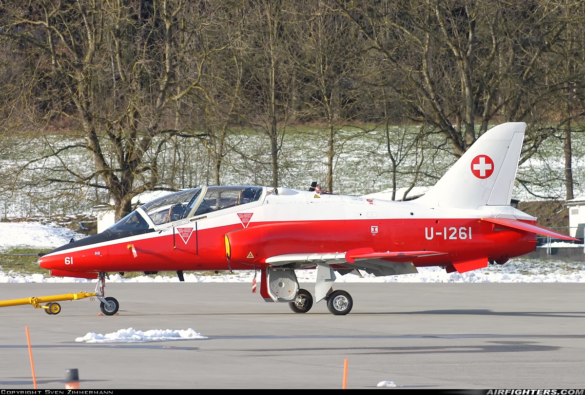 Switzerland - Air Force British Aerospace Hawk T.66 U-1261 at Emmen (EML / LSME), Switzerland