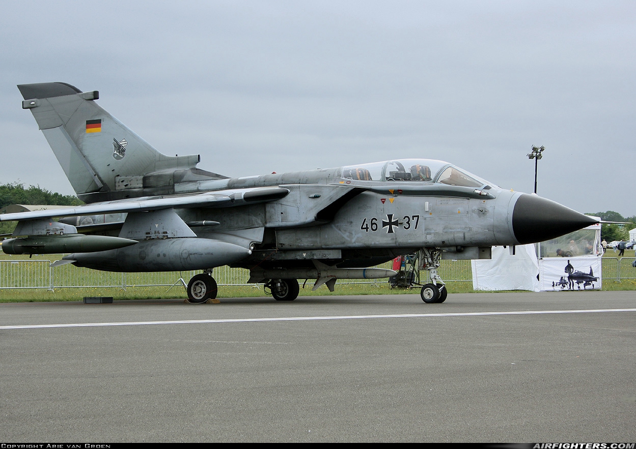 Germany - Air Force Panavia Tornado ECR 46+37 at Breda - Gilze-Rijen (GLZ / EHGR), Netherlands