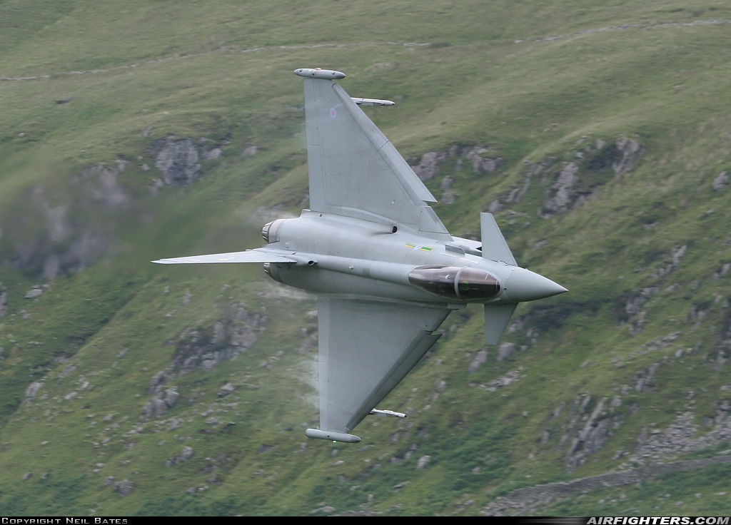 UK - Air Force Eurofighter Typhoon F2 ZJ918 at Off-Airport - Machynlleth Loop Area, UK