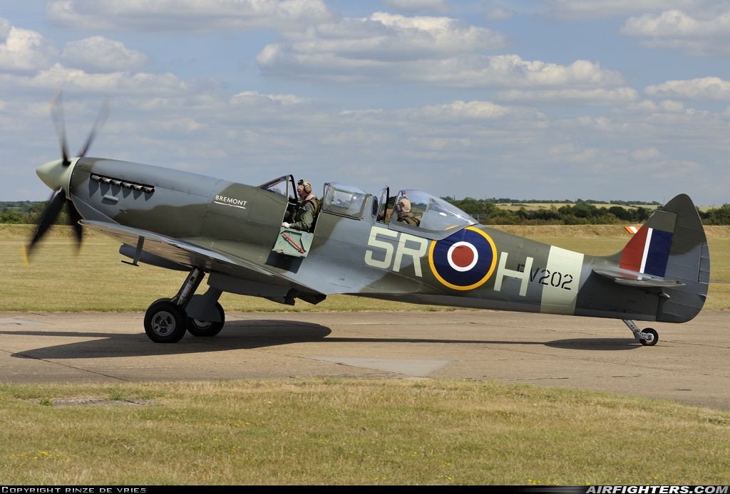 Private - Historic Flying Ltd. Supermarine 509 Spitfire T.9C G-CCCA at Duxford (EGSU), UK