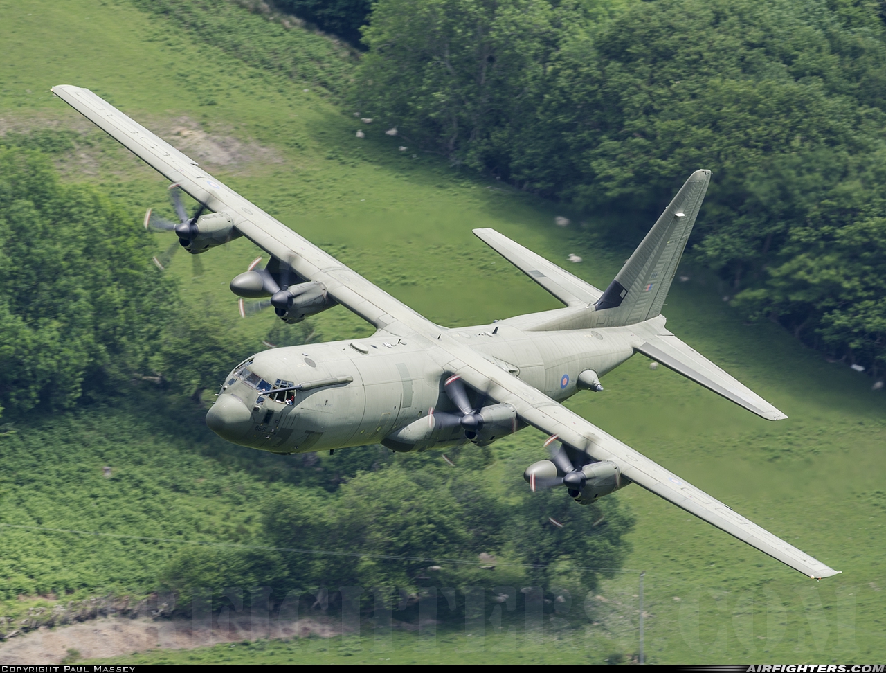 UK - Air Force Lockheed Martin Hercules C4 (C-130J-30 / L-382) ZH868 at Off-Airport - Machynlleth Loop Area, UK