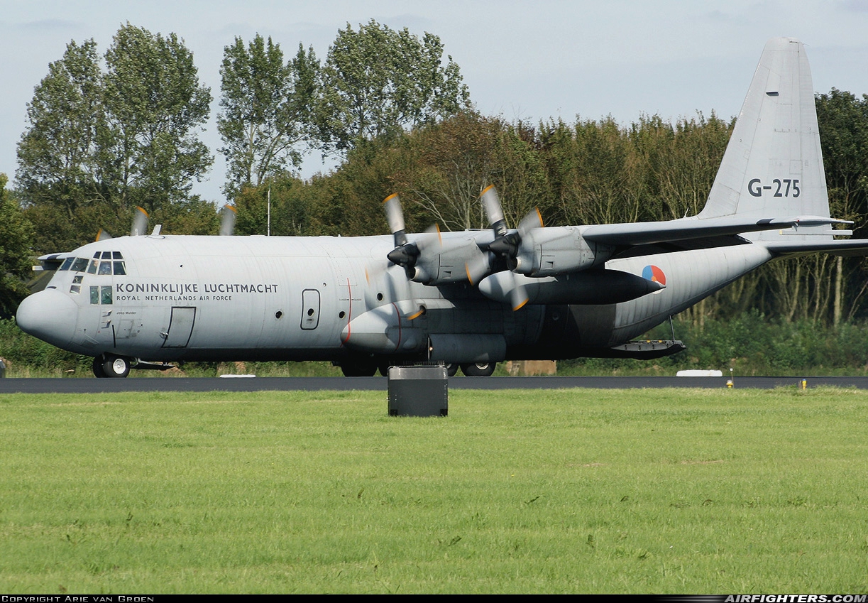 Netherlands - Air Force Lockheed C-130H-30 Hercules (L-382) G-275 at Leeuwarden (LWR / EHLW), Netherlands