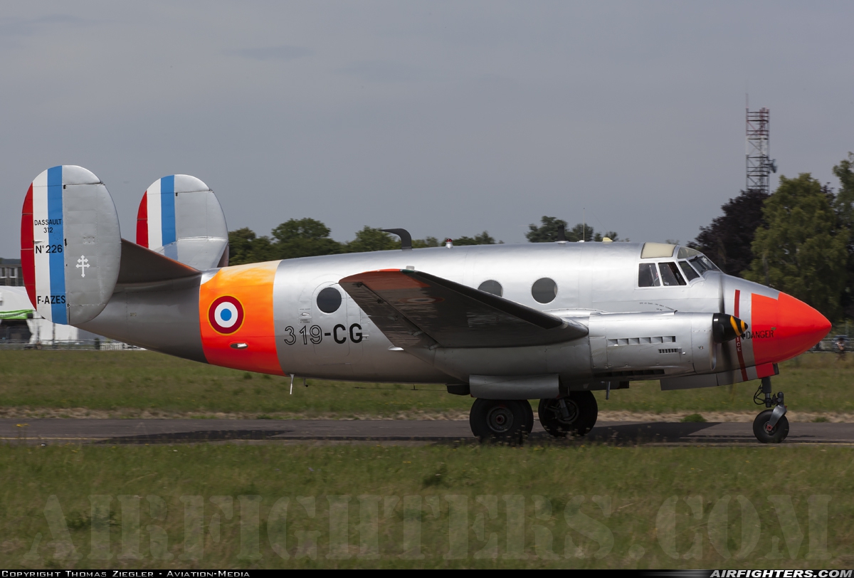 Private Dassault MD-312 Flamant F-AZES at Luxeuil - St. Sauveur (LFSX), France