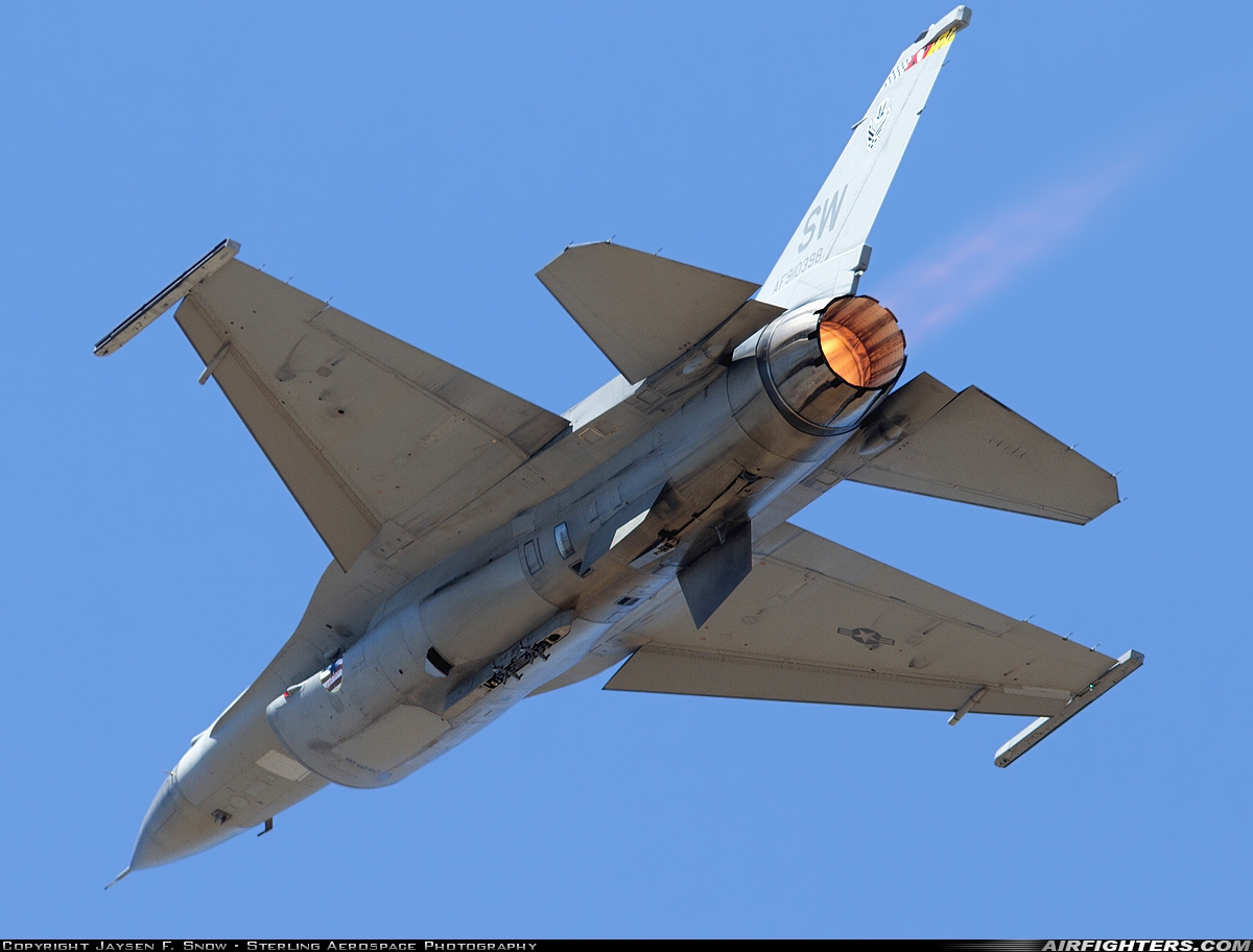 USA - Air Force General Dynamics F-16C Fighting Falcon 91-0398 at Portland - Portland-Hillsboro (HIO), USA