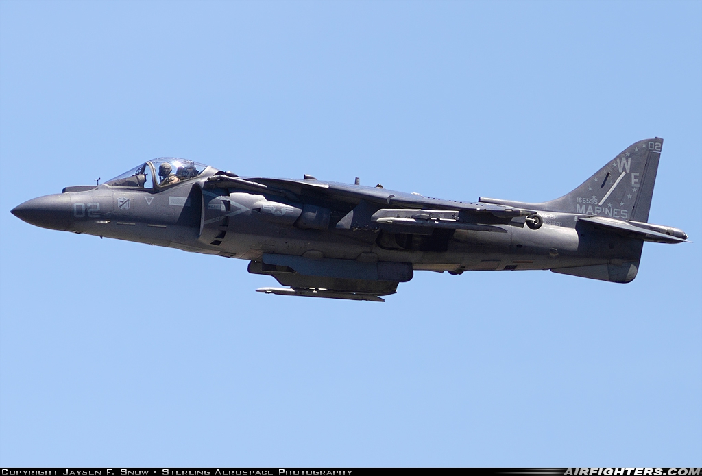 USA - Marines McDonnell Douglas AV-8B+ Harrier ll 165595 at Seattle - Boeing Field / King County Int. (BFI / KBFI), USA