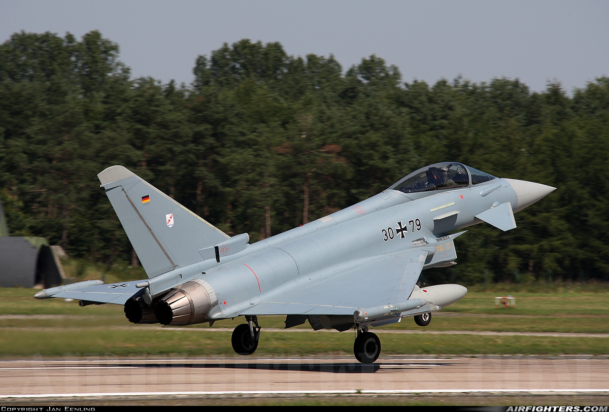 Germany - Air Force Eurofighter EF-2000 Typhoon S 30+79 at Wittmundhafen (Wittmund) (ETNT), Germany