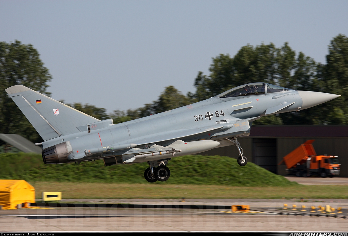 Germany - Air Force Eurofighter EF-2000 Typhoon S 30+64 at Wittmundhafen (Wittmund) (ETNT), Germany