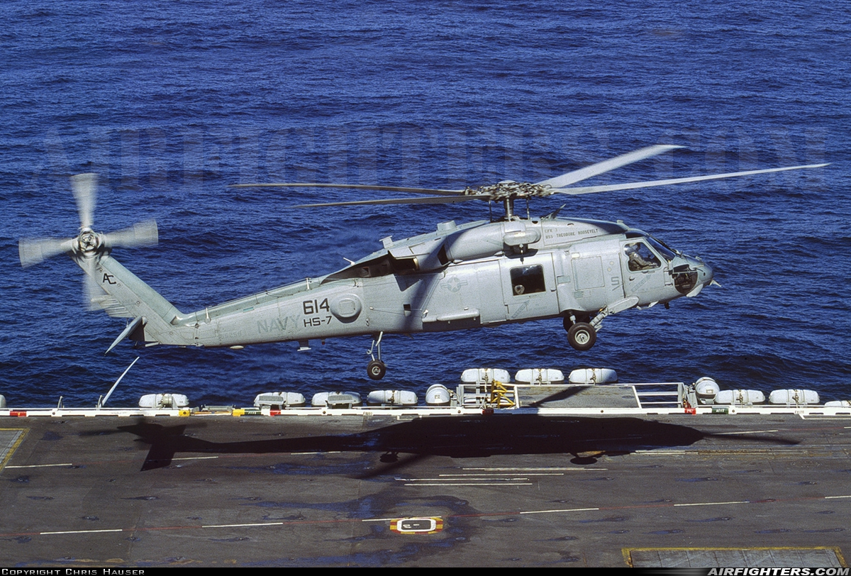 USA - Navy Sikorsky HH-60H Seahawk (S-70B) 165258 at Off-Airport - Atlantic Ocean, International Airspace