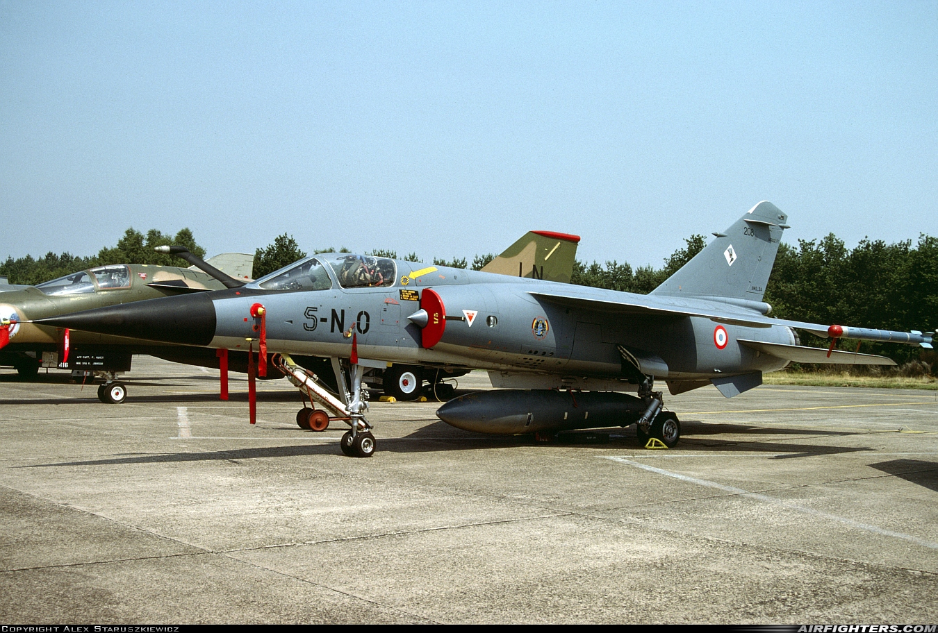 France - Air Force Dassault Mirage F1C-200 208 at Kleine Brogel (EBBL), Belgium