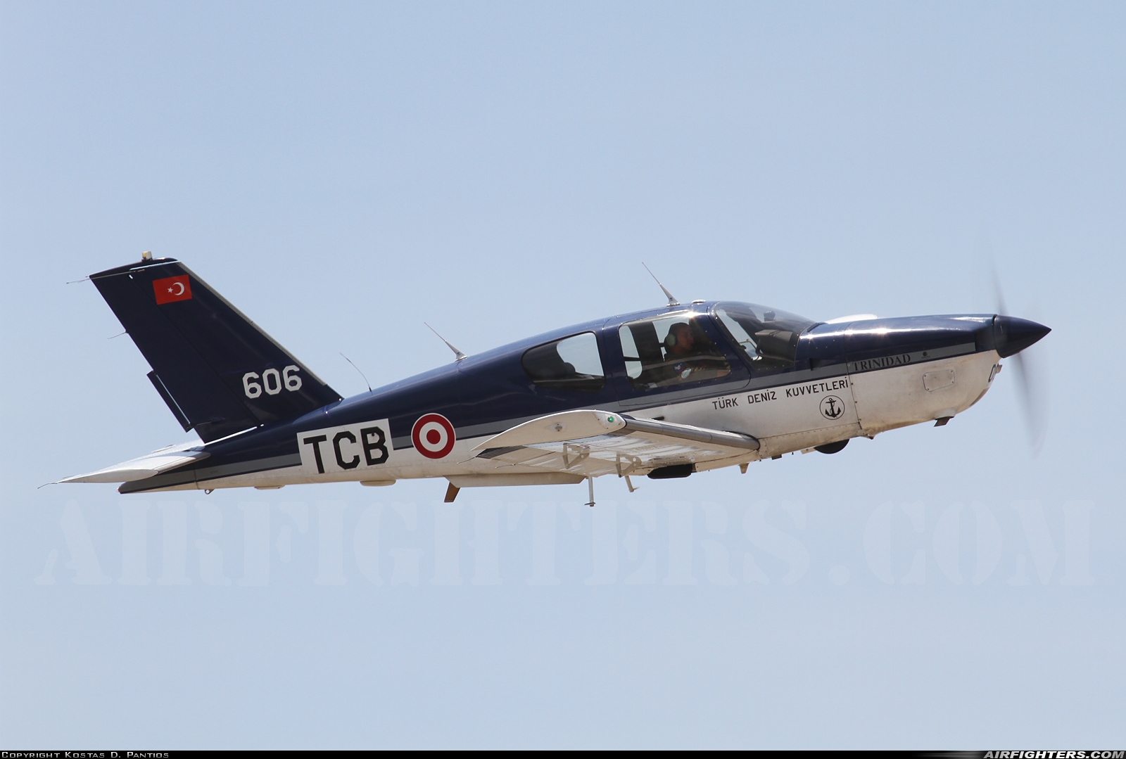 Türkiye - Navy Socata TB-20 Trinidad TCB-606 at Izmir - Cigli (IGL / LTBL), Türkiye
