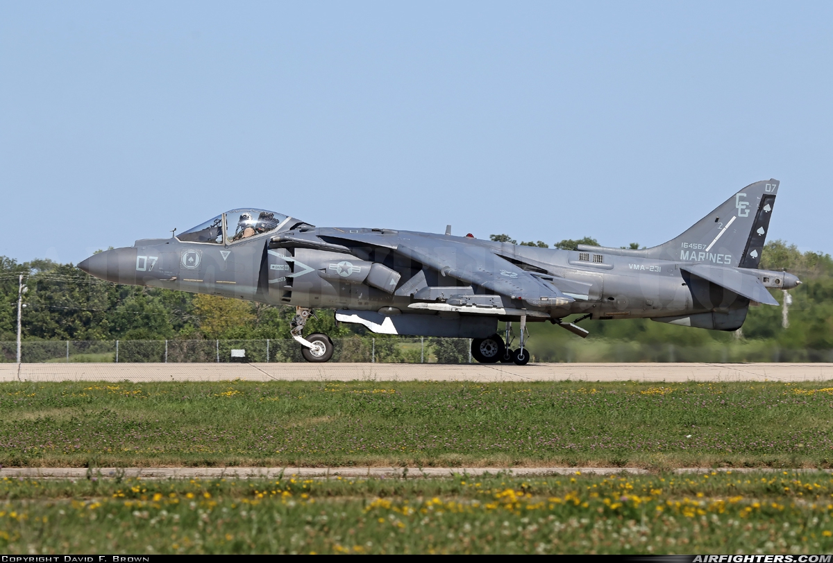 USA - Marines McDonnell Douglas AV-8B+ Harrier ll 164567 at Oshkosh - Wittman Regional (OSH / KOSH), USA