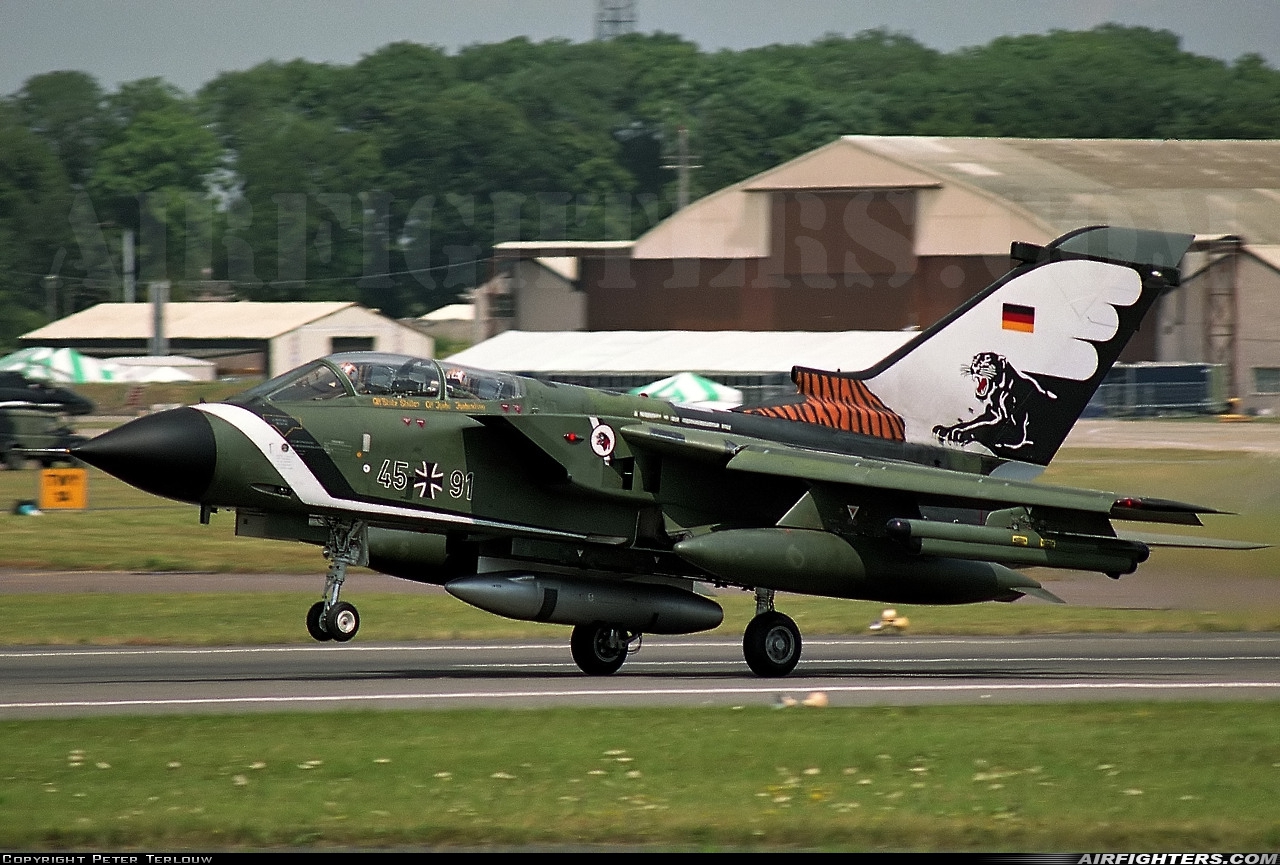 Germany - Air Force Panavia Tornado IDS 45+91 at Fairford (FFD / EGVA), UK