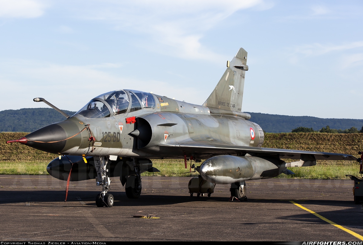 France - Air Force Dassault Mirage 2000N 371 at Luxeuil - St. Sauveur (LFSX), France
